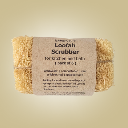 Loofah Scrubber - Pack of 6