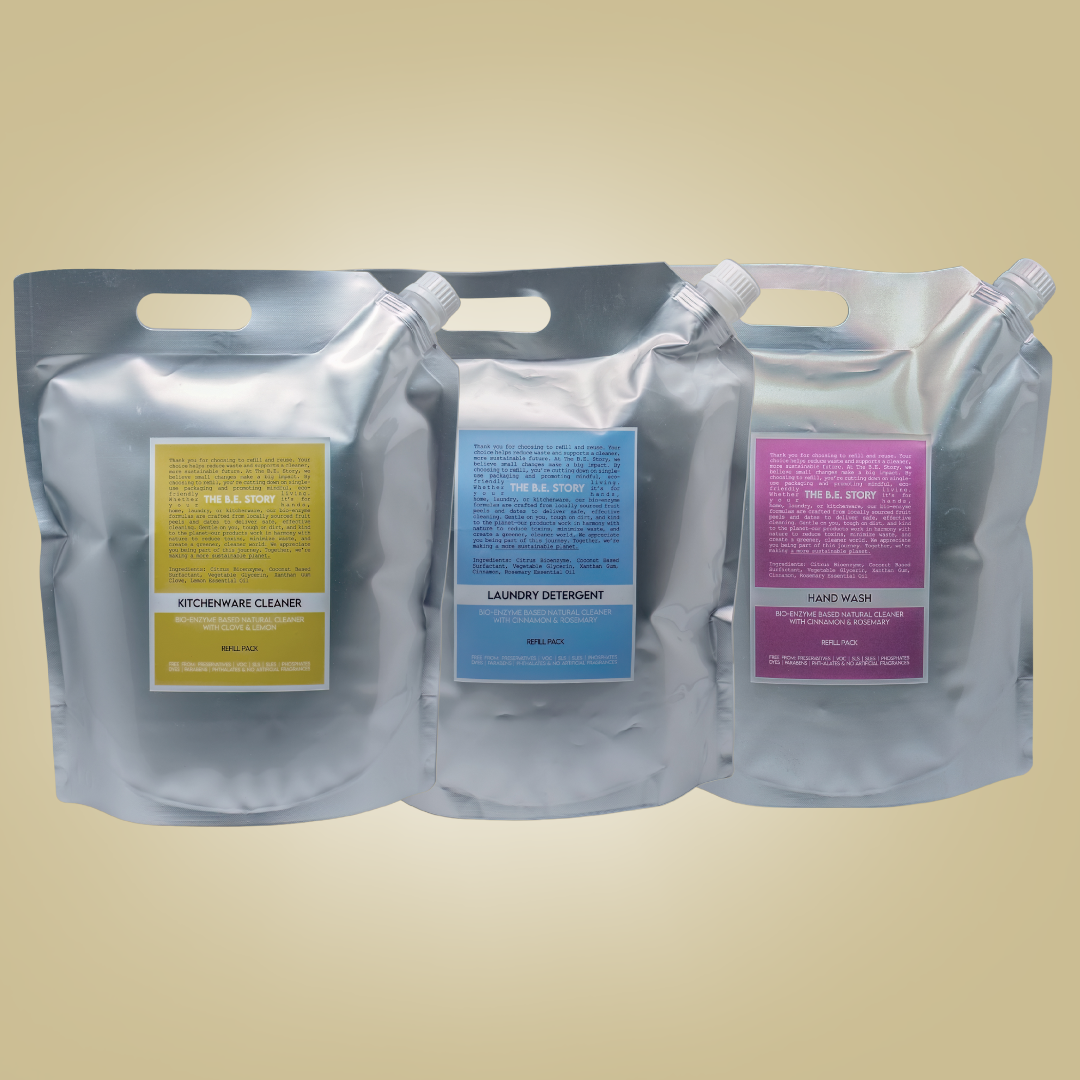 Pick any 3 refill packs- combo pack of 3 – The B.E. story